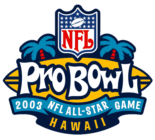 Pro Bowl 2003 Primary Logo iron on transfers for T-shirts